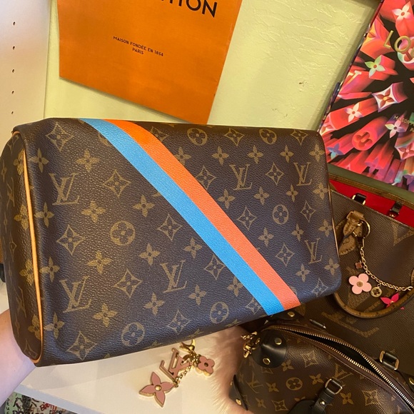 💙❤️💙Louis Vuitton Limited Edition speedy Blue hearts monogram - Picture 7 of 17